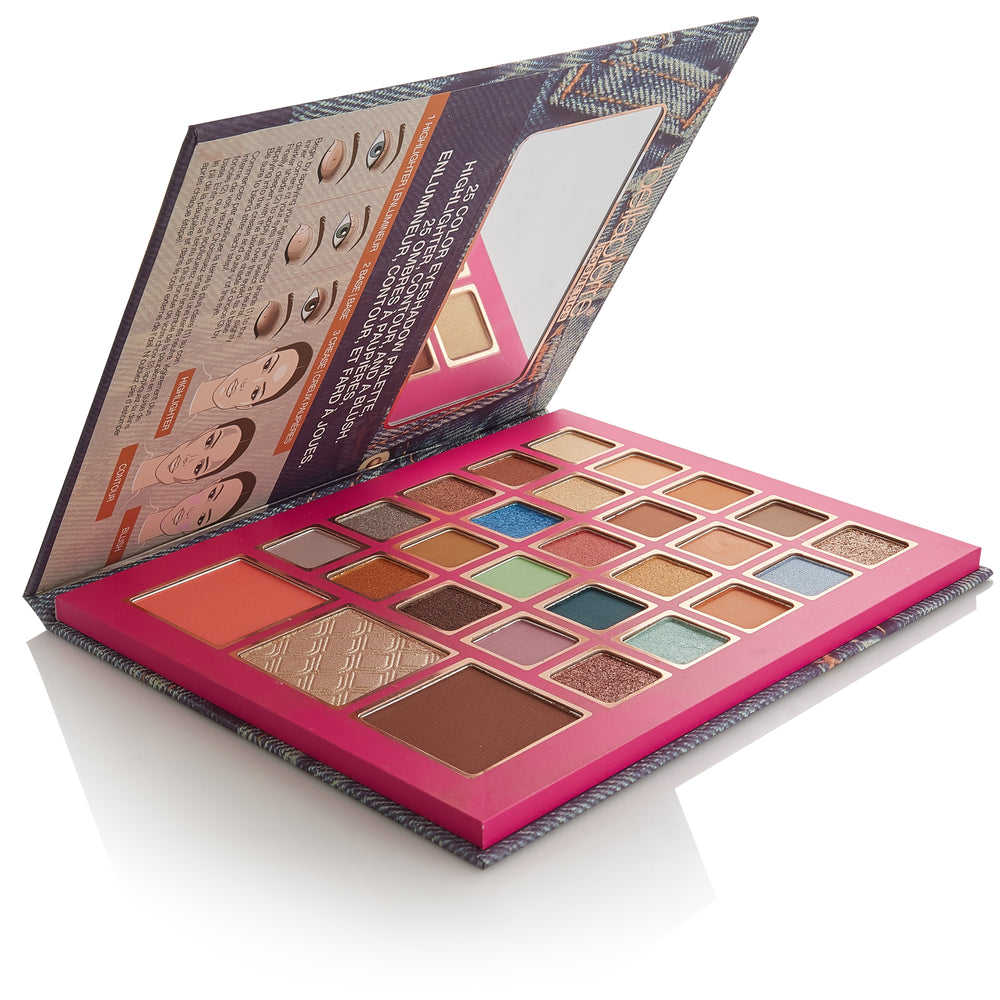 BELLAPIERRE- 90’s Glam Eye & Face Book Palette