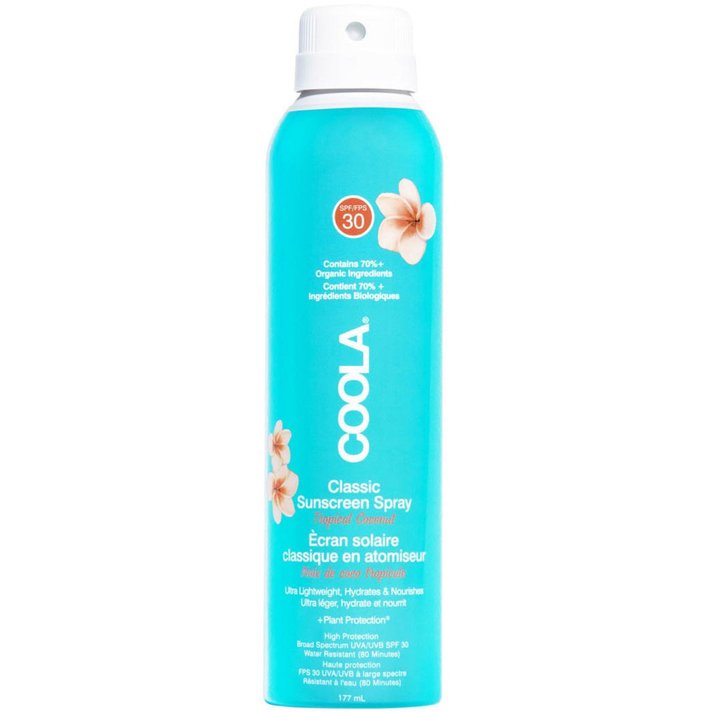 Classic Body Organic Sunscreen Spray SPF30 Tropical Coconut